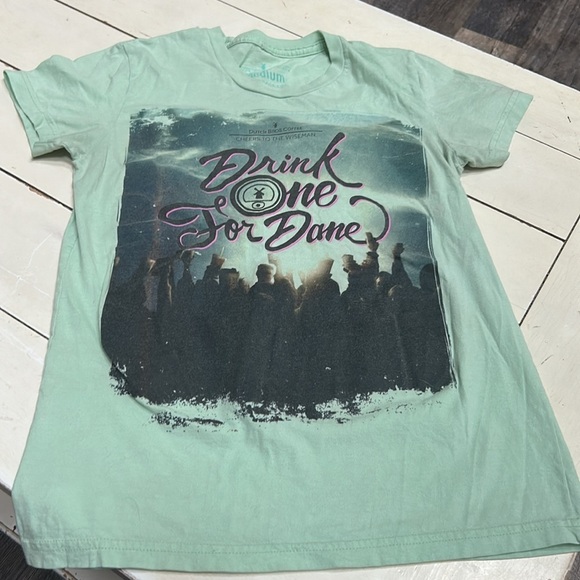 ✌️Dutch Bros Medium Green VINTAGE “Drink One For Dane End ALS” DB 1992 - Picture 3 of 7